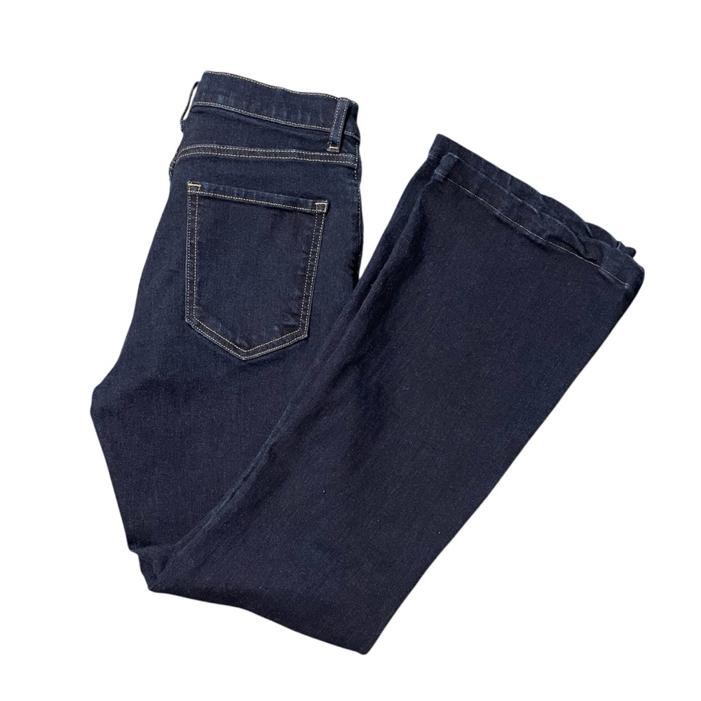 Banana Republic High-Rise Flare Jeans in Dark Blue, 28